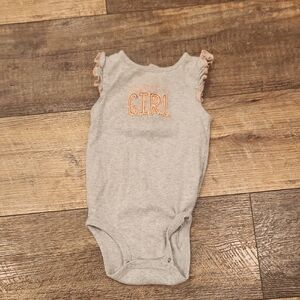 Carter's Gray Baby Onesie